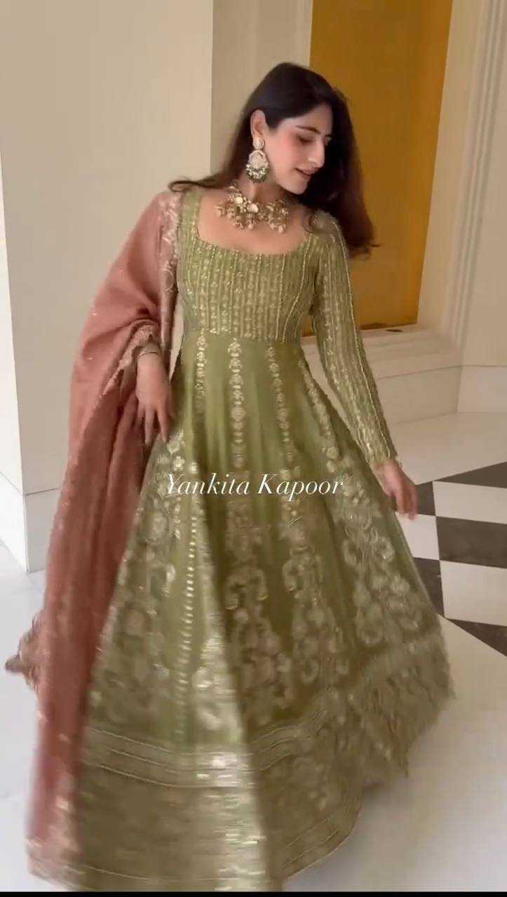 Ynf Faux Georgette KESH523 289 Suits & Dresses Western Wears Wedding Collections Wholesale Georgette Suit Embroidered Suits Wedding Outfits Manufacturer