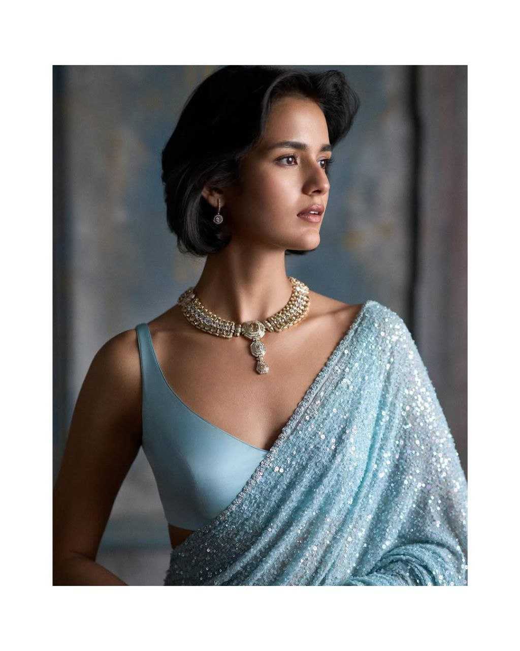Ynf Faux Georgette KESH524 3449 Sarees Bollywood Collections Wholesale Georgette Sarees Embroidered Sarees Alia Bhatt Sarees Manufacturer
