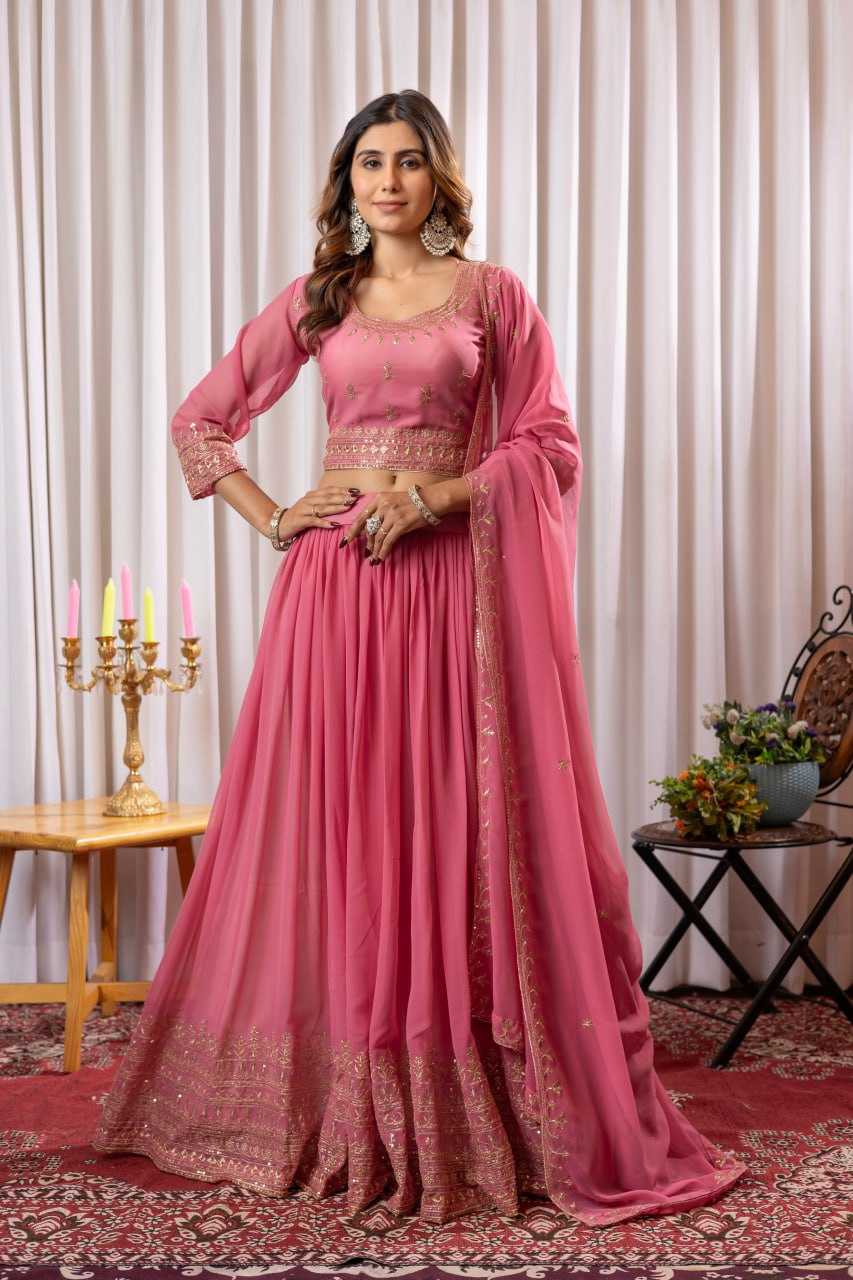 Ynf Faux Georgette KESH526 91 Lehengas Wholesale Designer Lehenga Fancy Lehenga Embroidered Lehenga Manufacturer