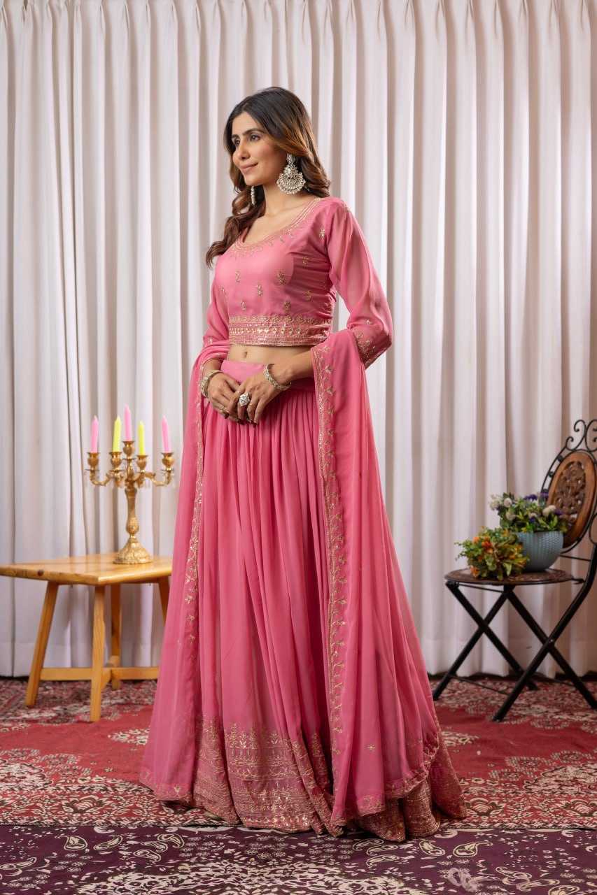 Ynf Faux Georgette KESH526 91 Lehengas Wholesale Designer Lehenga Fancy Lehenga Embroidered Lehenga Manufacturer