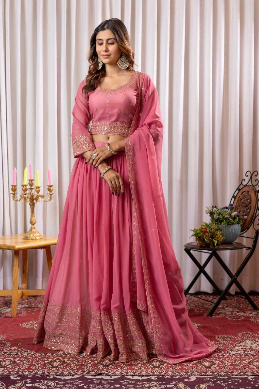 Ynf Faux Georgette KESH526 91 Lehengas Wholesale Designer Lehenga Fancy Lehenga Embroidered Lehenga Manufacturer