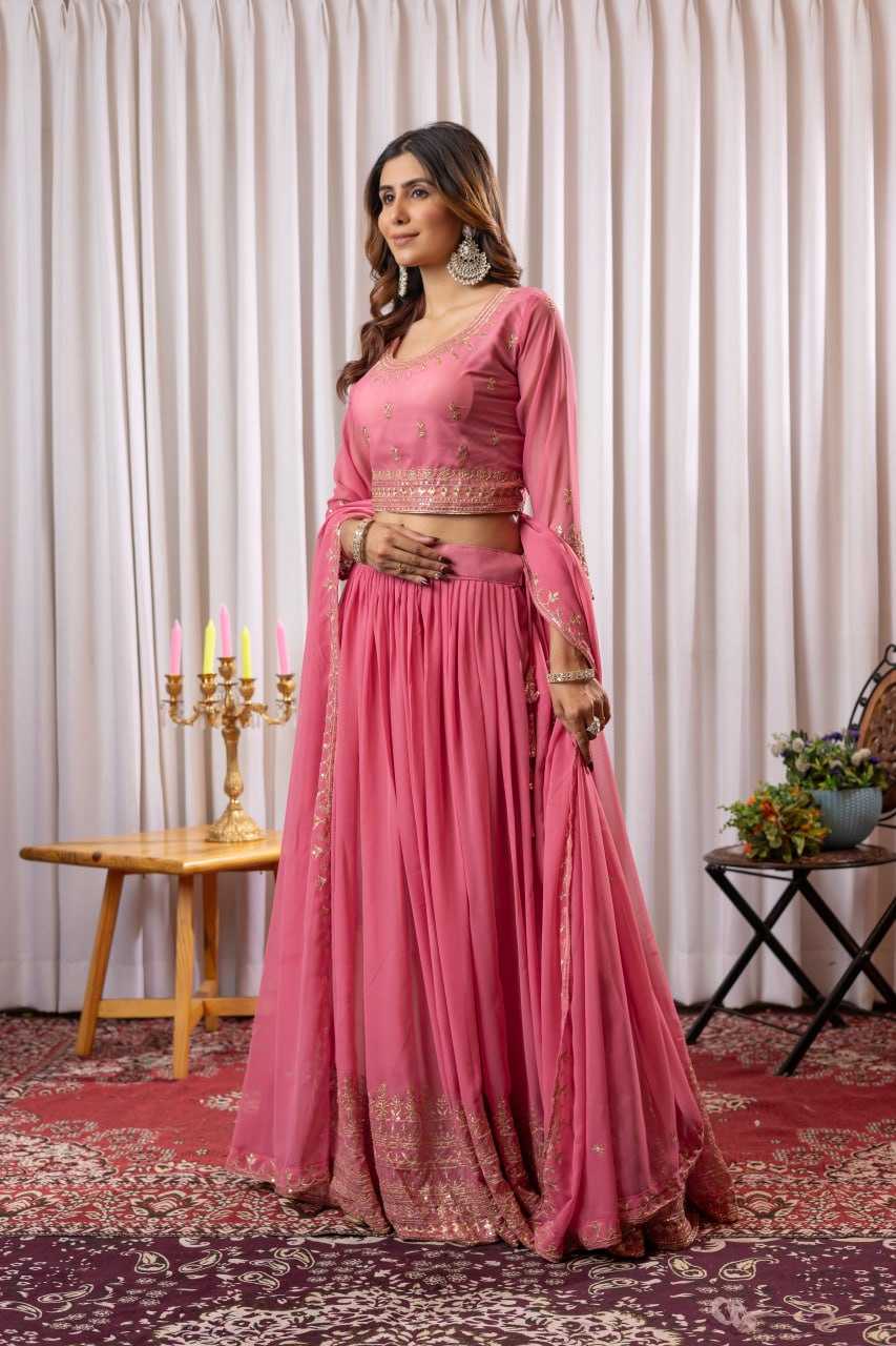 Ynf Faux Georgette KESH526 91 Lehengas Wholesale Designer Lehenga Fancy Lehenga Embroidered Lehenga Manufacturer