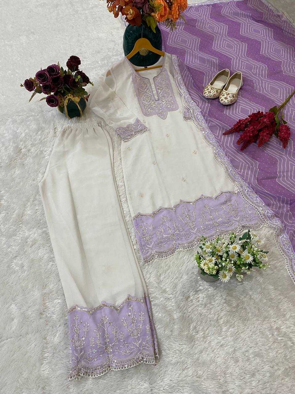 Ynf Faux Georgette KESH526 97 Suits & Dresses Wedding Collections Festive Collections Wholesale Georgette Suit Embroidered Suits Wedding Outfits Manufacturer
