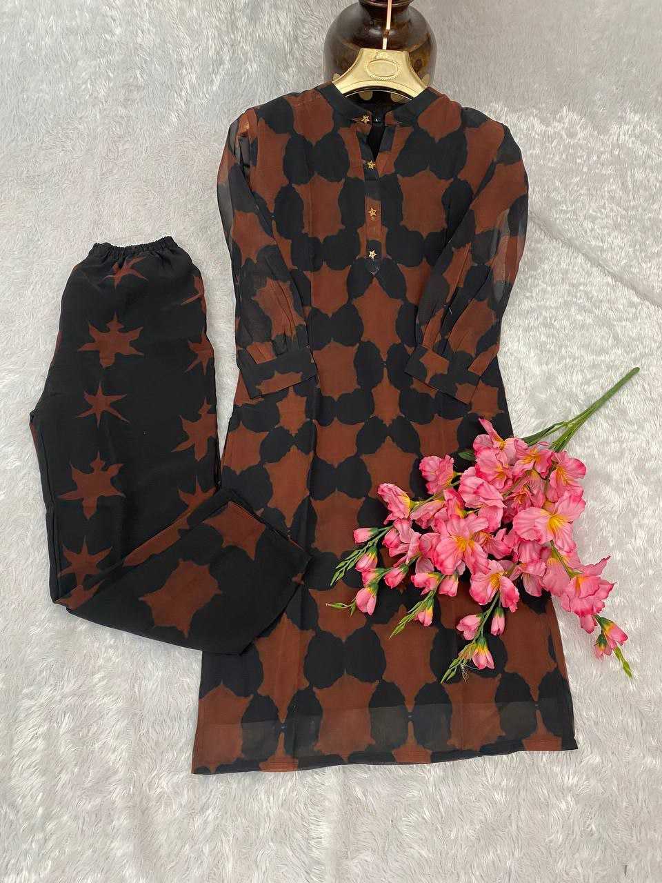 Ynf Faux Georgette KESH526 G62 Kurti Wholesale Party Wear Kurtis Designer Kurtis Fancy Kurti Manufacturer