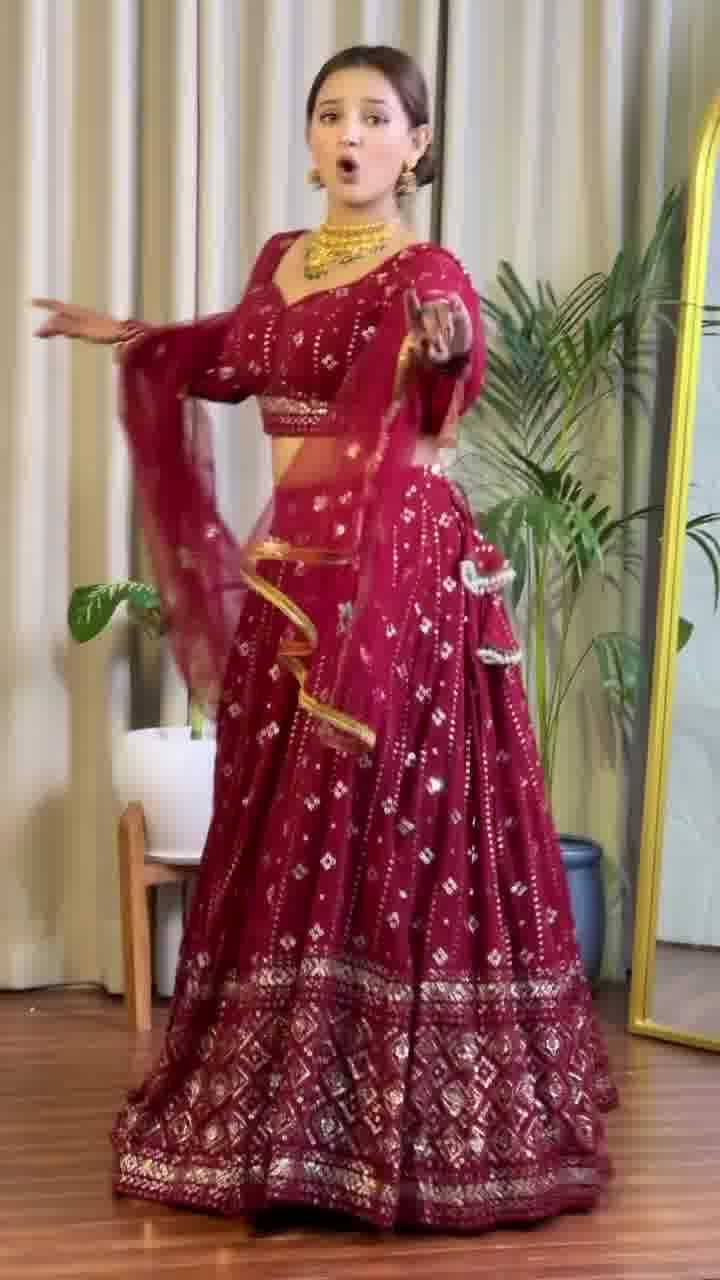 Ynf Faux Georgette KESH526 G88 Lehengas Wholesale Designer Lehenga Fancy Lehenga Embroidered Lehenga Manufacturer
