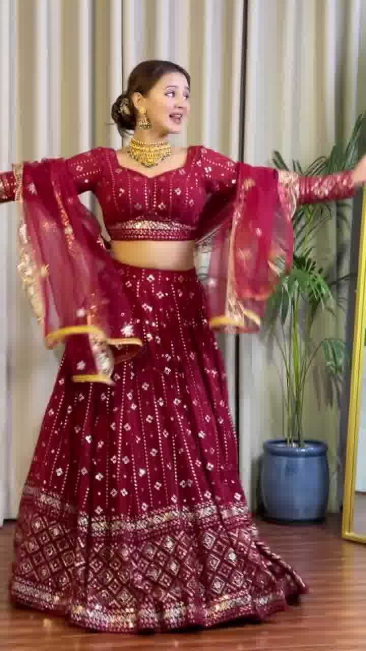 Ynf Faux Georgette KESH526 G88 Lehengas Wholesale Designer Lehenga Fancy Lehenga Embroidered Lehenga Manufacturer
