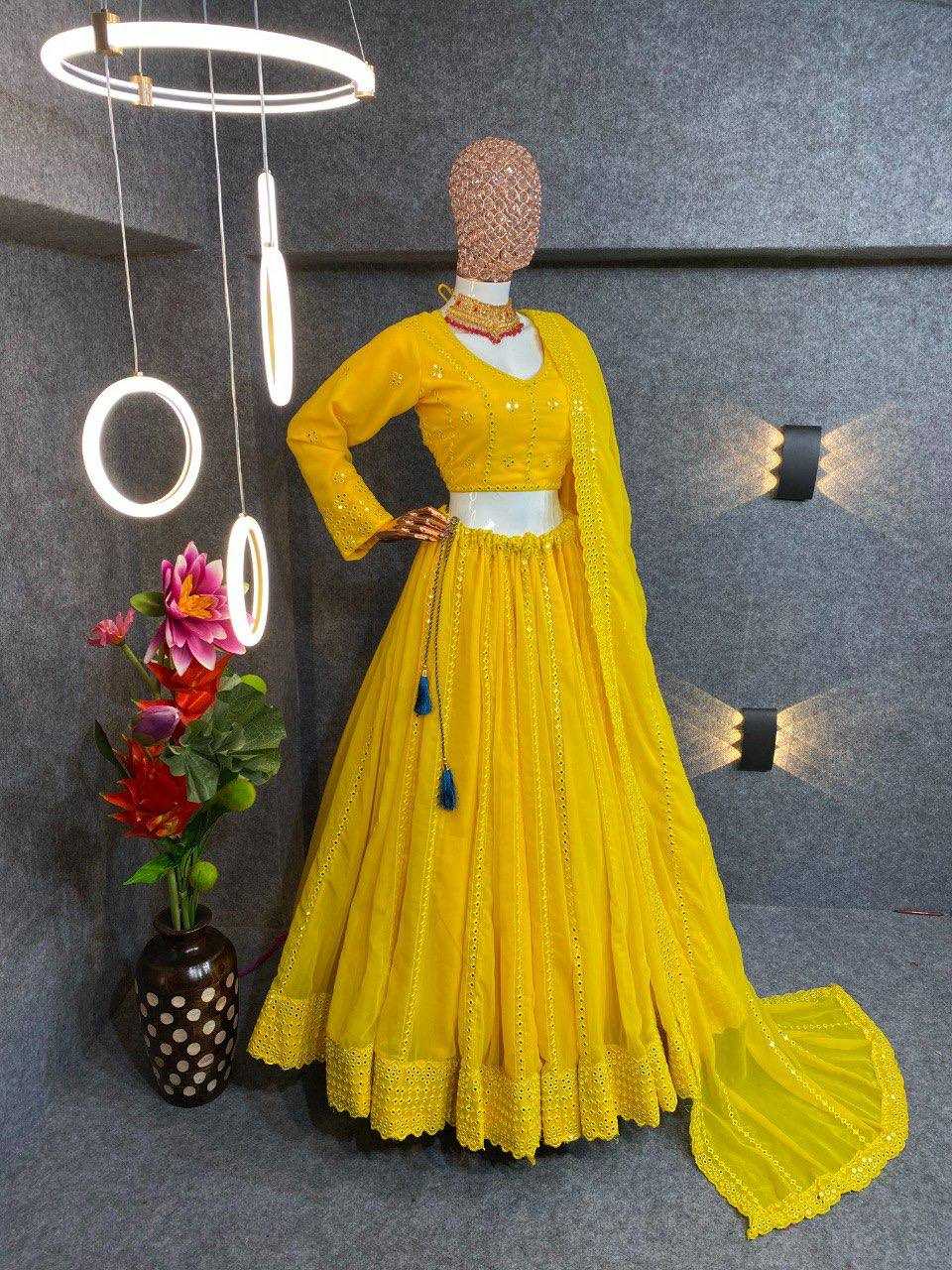 Ynf Faux Georgette KESH526 L06 Lehengas Festive Collections Wholesale Designer Lehenga Choli Navratri Chaniya Choli Manufacturer
