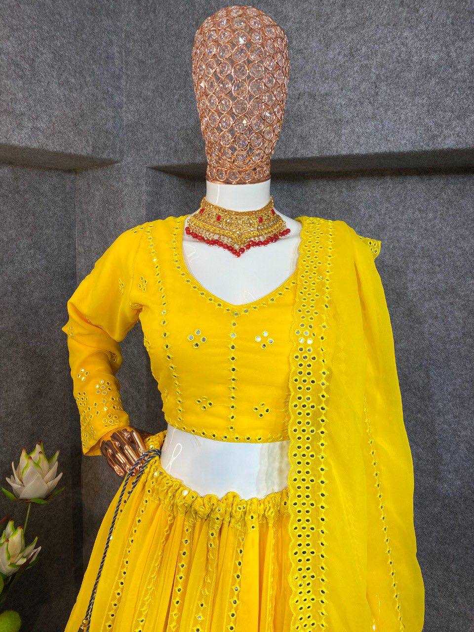 Ynf Faux Georgette KESH526 L06 Lehengas Festive Collections Wholesale Designer Lehenga Choli Navratri Chaniya Choli Manufacturer