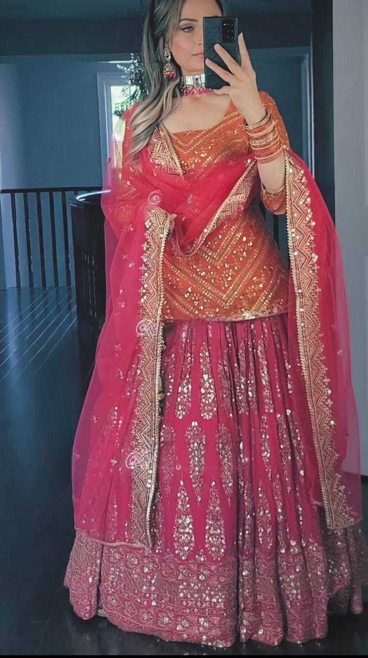 Ynf Faux Georgette KESH528 464 Suits & Dresses Wedding Collections Festive Collections Wholesale Embroidery Suits Georgette Suit Wedding Outfits Manufacturer