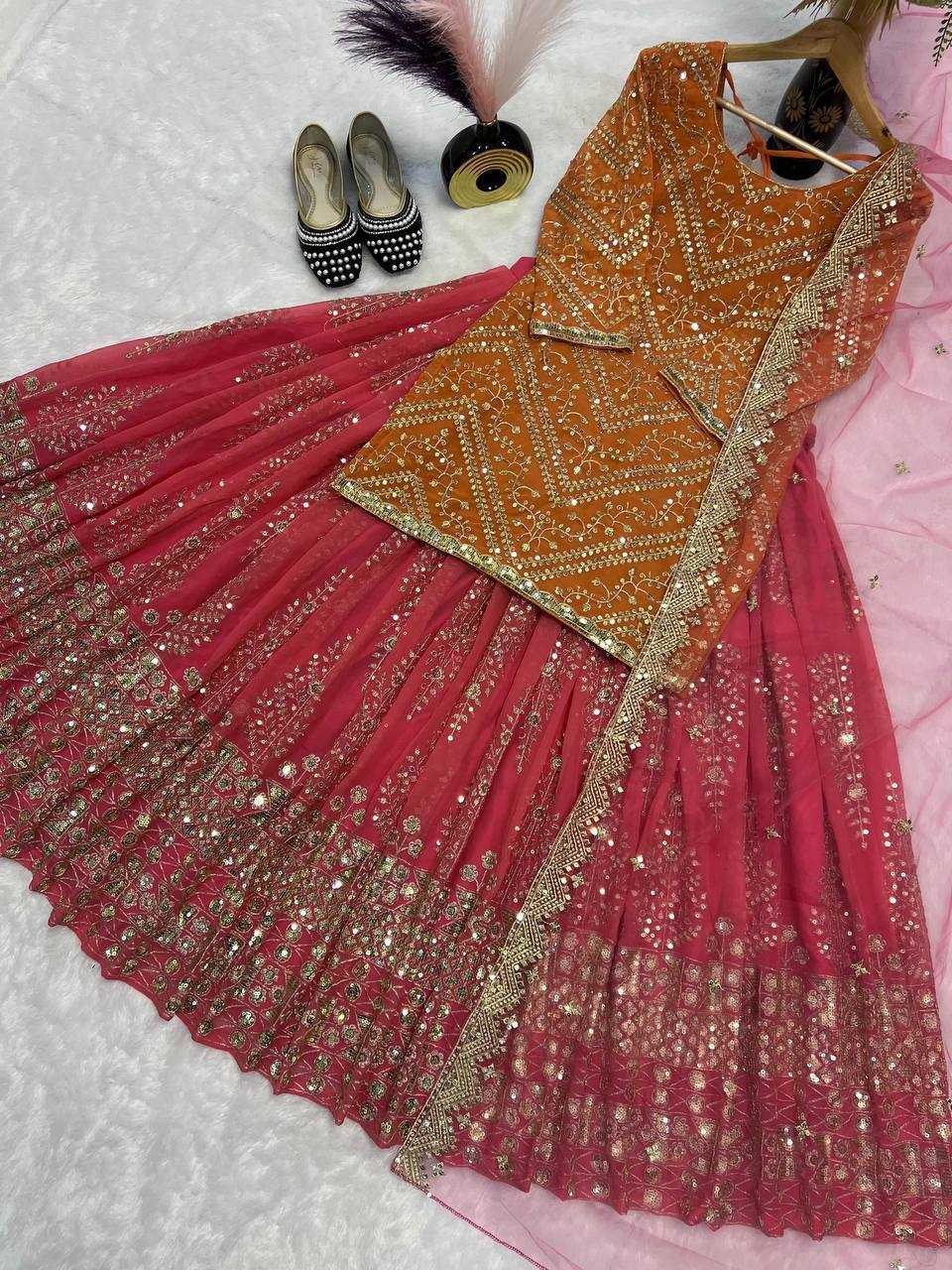 Ynf Faux Georgette KESH528 464 Suits & Dresses Wedding Collections Festive Collections Wholesale Embroidery Suits Georgette Suit Wedding Outfits Manufacturer