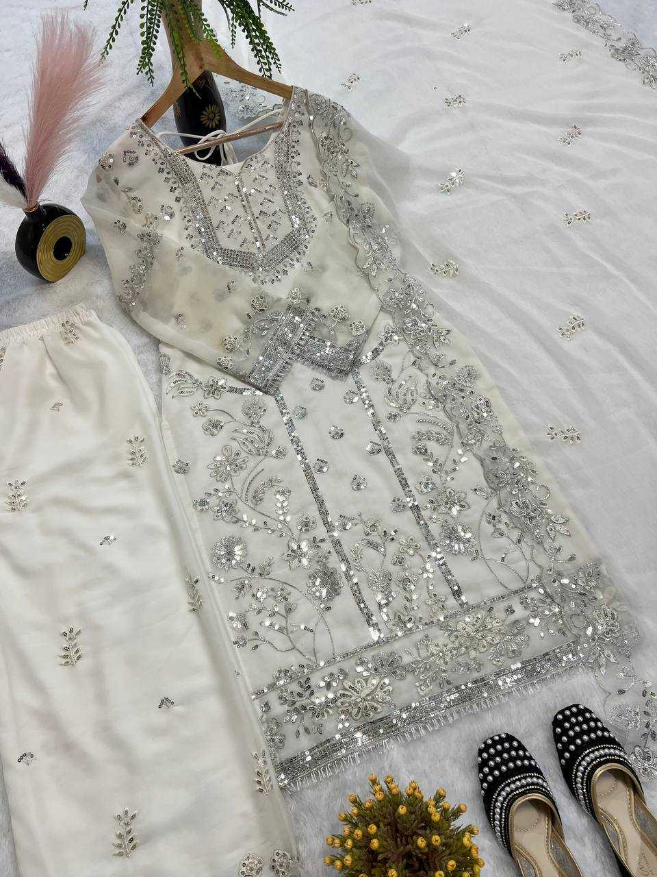 Ynf Faux Georgette KESH528 466 Suits & Dresses Islamic Clothing Wedding Collections Wholesale Pakistani Suits Embroidery Suits Georgette Suit Manufacturer