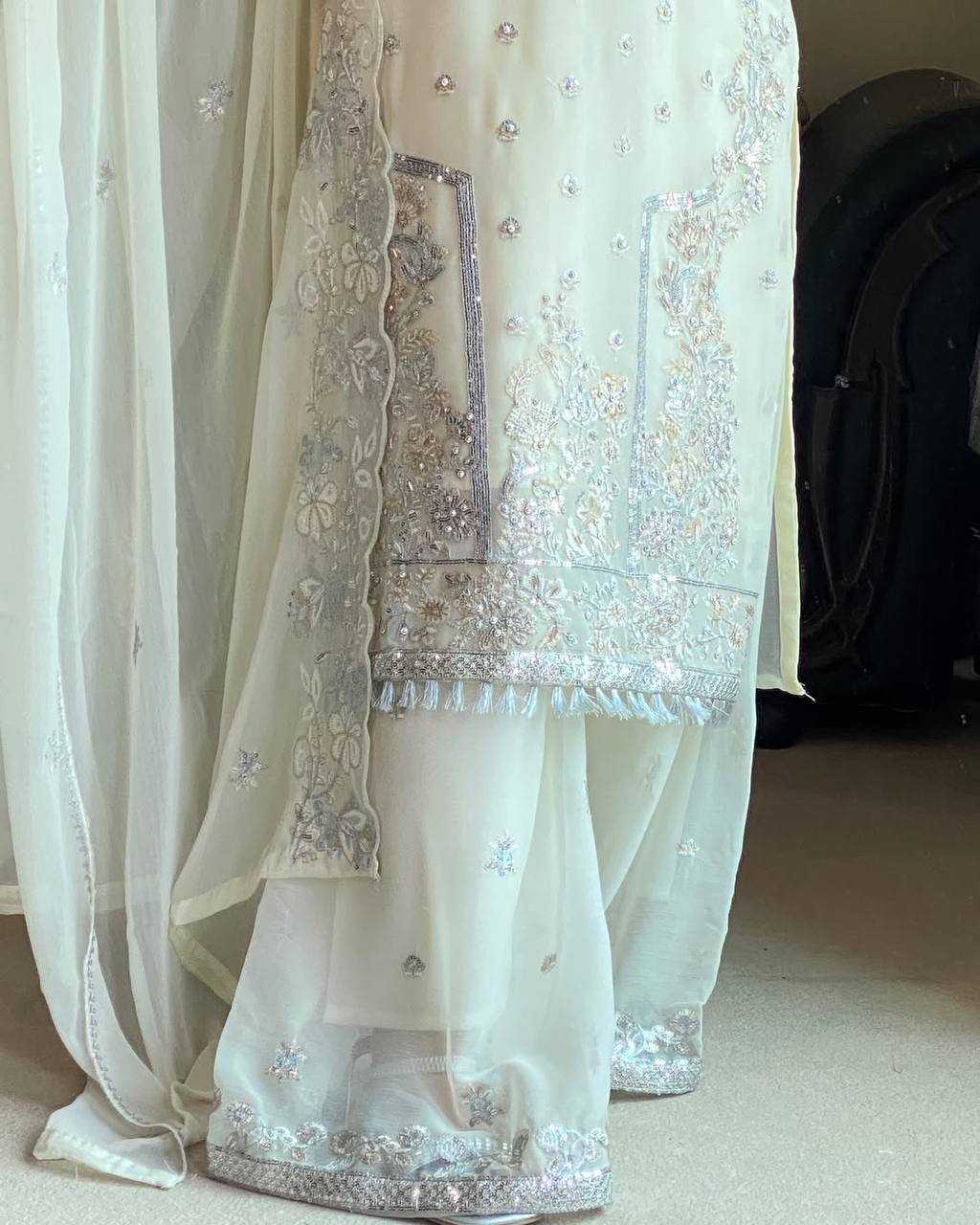 Ynf Faux Georgette KESH528 466 Suits & Dresses Islamic Clothing Wedding Collections Wholesale Pakistani Suits Embroidery Suits Georgette Suit Manufacturer
