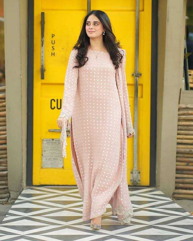 Ynf Faux Georgette KESH531 1034 Kurti Wholesale Casual Kurtis Festive Kurtis Party Wear Kurtis Mirror Work Kurti Manufacturer