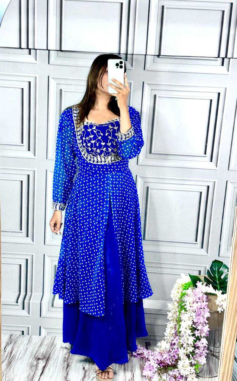 Ynf Faux Georgette KESH531 1038 Gowns Wholesale Fancy Gowns Embroidery Gowns Anarkali Gown Party Gowns Manufacturer