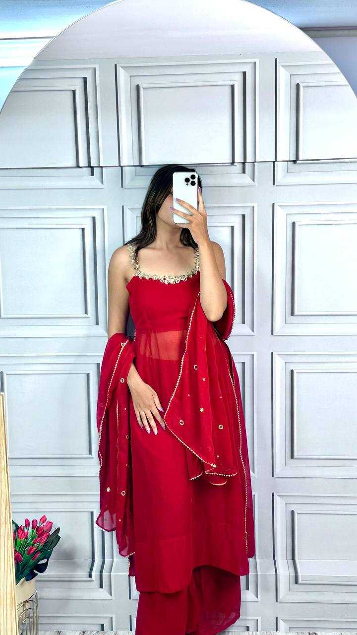 Ynf Faux Georgette KESH531 1042 Gowns Wholesale Anarkali Gown Party Gowns Long Gowns Sleeveless Gowns Manufacturer