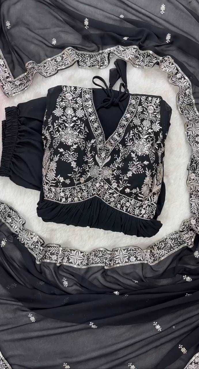Ynf Faux Georgette KESH533 5049 Gowns Wholesale Fancy Gowns Embroidery Gowns Anarkali Gown A-Line Gowns Sequin Gowns Manufacturer