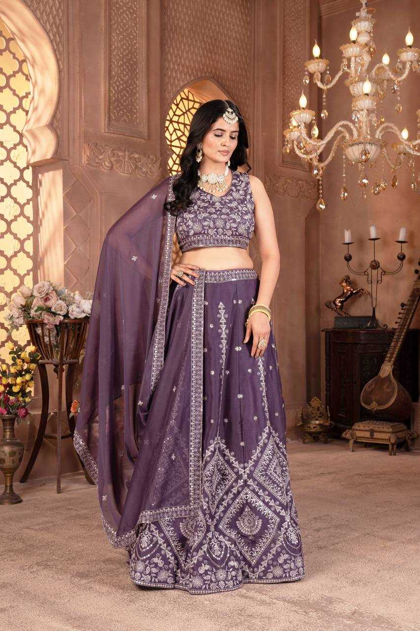 Ynf Faux Georgette KESH533 5112 Lehengas Wholesale Fancy Lehenga Embroidered Lehenga Lehenga For Engagement Sequins Lehenga Lehenga With Cancan Manufacturer