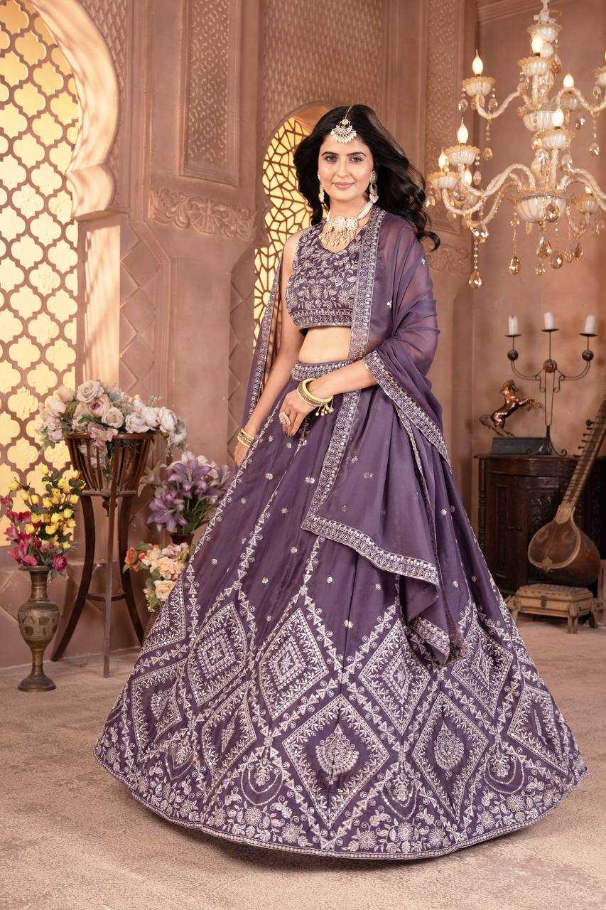 Ynf Faux Georgette KESH533 5112 Lehengas Wholesale Fancy Lehenga Embroidered Lehenga Lehenga For Engagement Sequins Lehenga Lehenga With Cancan Manufacturer