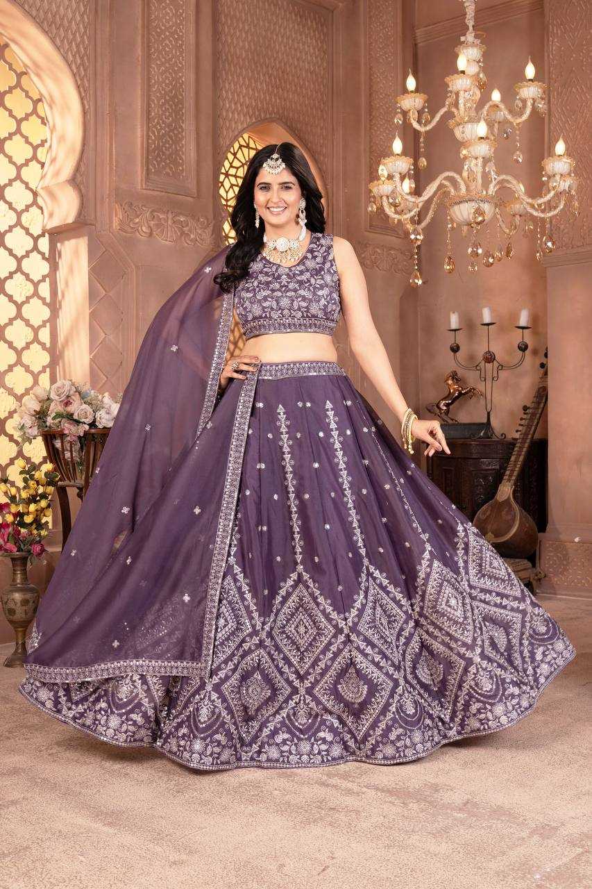 Ynf Faux Georgette KESH533 5112 Lehengas Wholesale Fancy Lehenga Embroidered Lehenga Lehenga For Engagement Sequins Lehenga Lehenga With Cancan Manufacturer