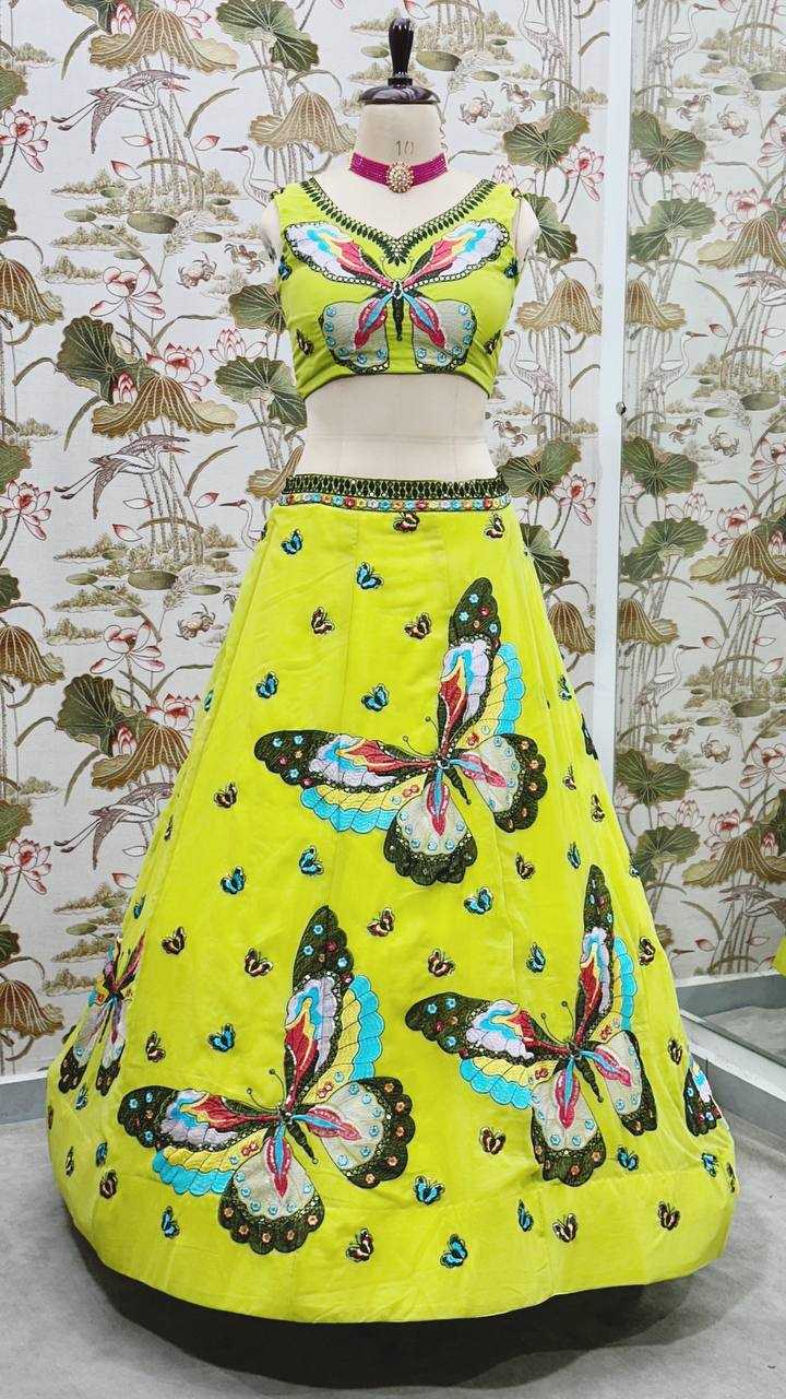 Ynf Faux Georgette KESH533 5118 Lehengas Wholesale Fancy Lehenga Embroidered Lehenga Lehenga For Mehndi Sequins Lehenga Lehenga With Cancan Manufacturer
