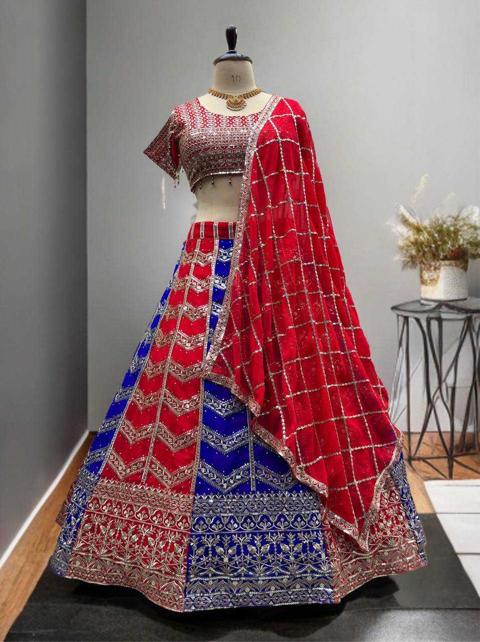 Ynf Faux Georgette KESH533 9231 B Lehengas Wholesale Fancy Lehenga Embroidered Lehenga Sequins Lehenga Manufacturer