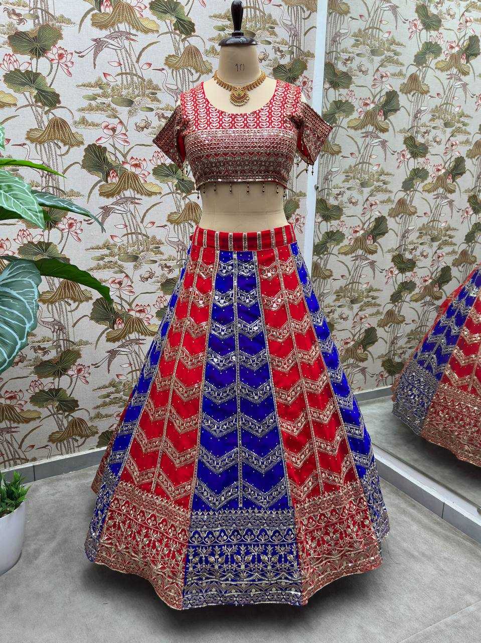 Ynf Faux Georgette KESH533 9231 B Lehengas Wholesale Fancy Lehenga Embroidered Lehenga Sequins Lehenga Manufacturer