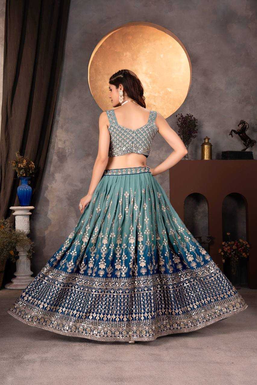 Ynf Faux Georgette KESH533 9234 Lehengas Wholesale Fancy Lehenga Embroidered Lehenga Lehenga For Engagement Lehenga With Cancan Manufacturer