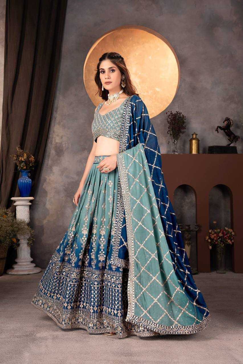 Ynf Faux Georgette KESH533 9234 Lehengas Wholesale Fancy Lehenga Embroidered Lehenga Lehenga For Engagement Lehenga With Cancan Manufacturer