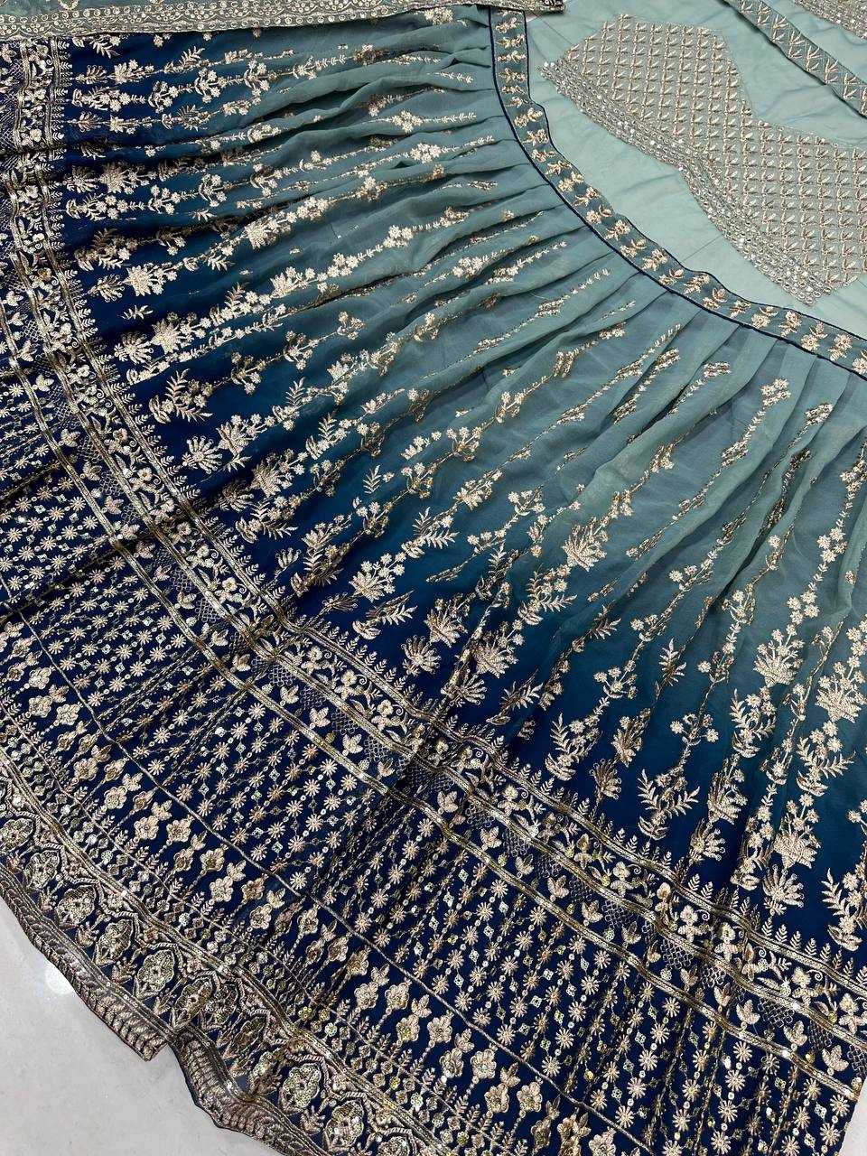 Ynf Faux Georgette KESH533 9234 Lehengas Wholesale Fancy Lehenga Embroidered Lehenga Lehenga For Engagement Lehenga With Cancan Manufacturer