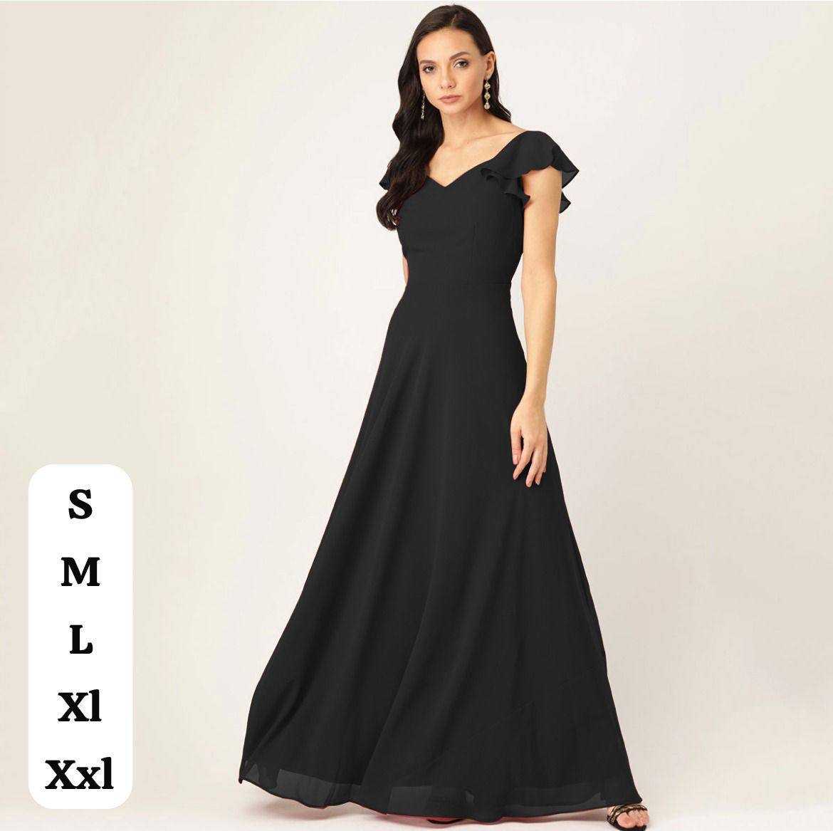 Ynf Faux Georgette KESH544 213 Gowns Wholesale Fancy Gowns Party Gowns Long Gowns Sleeveless Gowns Manufacturer