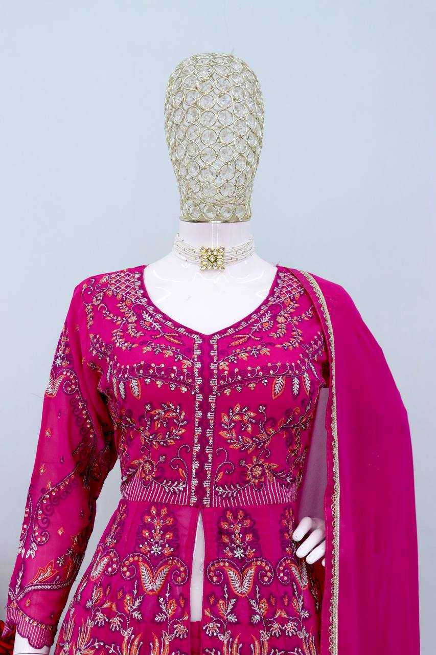 Ynf Faux Georgette KESH546 1209 Kurti Wholesale Georgette Kurti Kurti With Palazzo Manufacturer