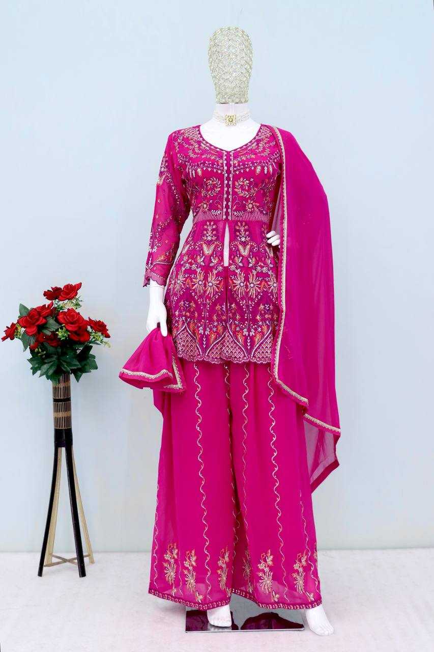 Ynf Faux Georgette KESH546 1209 Kurti Wholesale Georgette Kurti Kurti With Palazzo Manufacturer