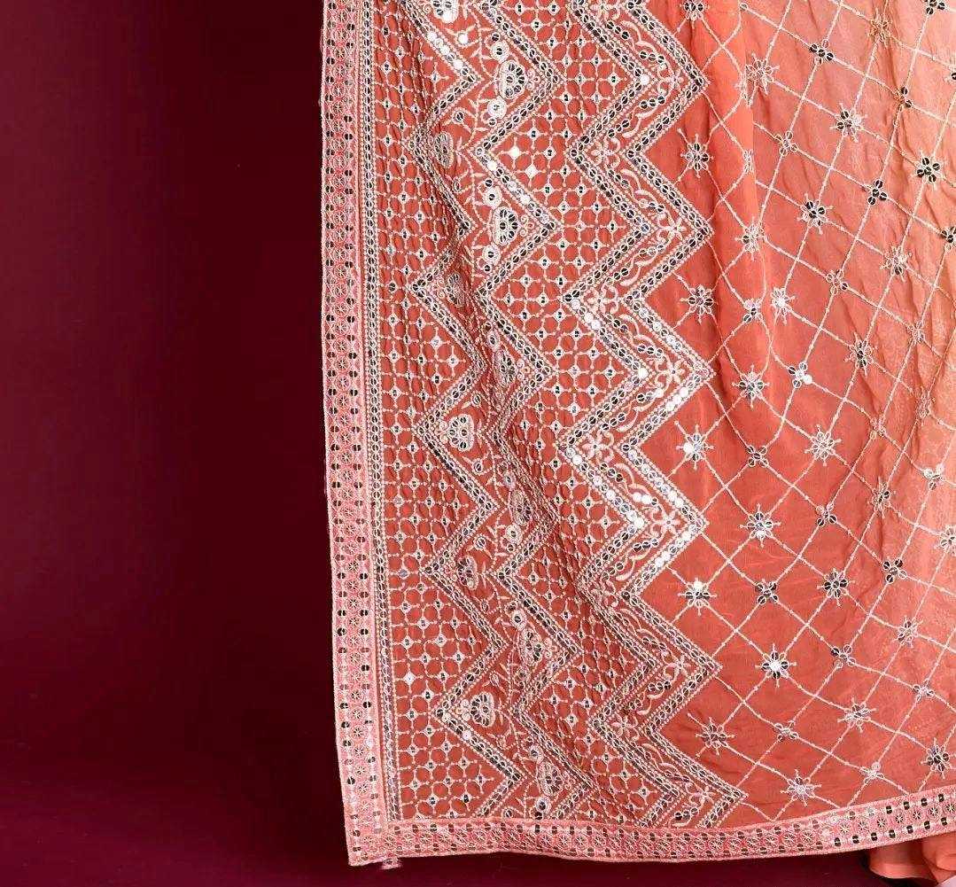 Ynf Faux Georgette KESH556 306 Sarees Wholesale Sequence Sarees Heavy Sarees Manufacturer