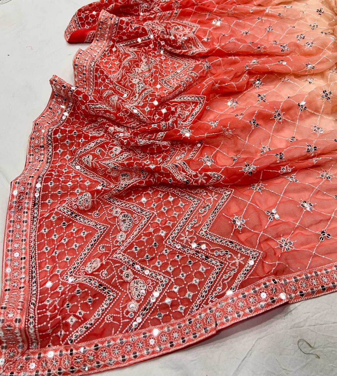 Ynf Faux Georgette KESH556 306 Sarees Wholesale Sequence Sarees Heavy Sarees Manufacturer