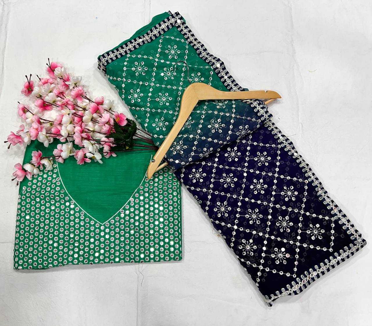 Ynf Faux Georgette KESH556 307 Sarees Wholesale Party Wear Sarees Georgette Sarees Manufacturer