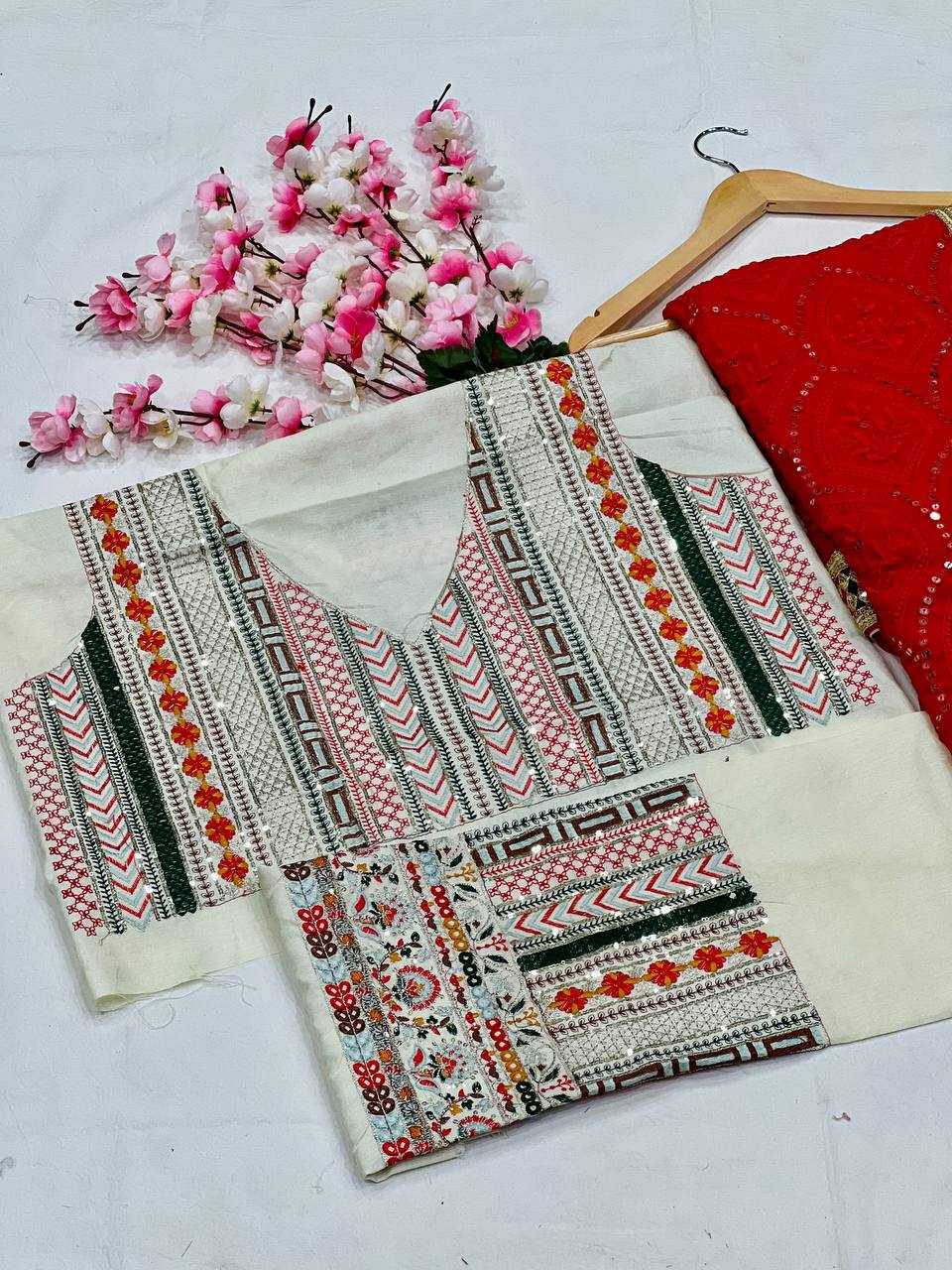 Ynf Faux Georgette KESH556 315 Sarees Wholesale Georgette Sarees Sequence Sarees Manufacturer