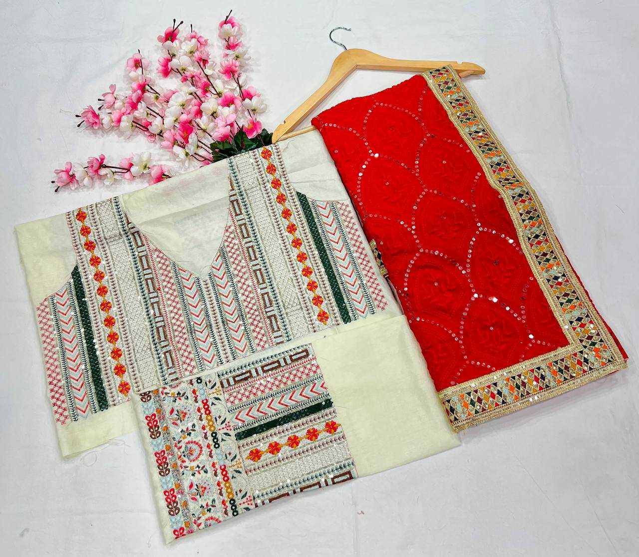 Ynf Faux Georgette KESH556 315 Sarees Wholesale Georgette Sarees Sequence Sarees Manufacturer