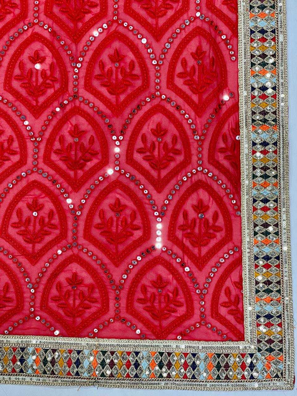 Ynf Faux Georgette KESH556 315 Sarees Wholesale Georgette Sarees Sequence Sarees Manufacturer