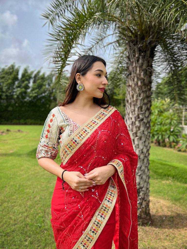 Ynf Faux Georgette KESH556 315 Sarees Wholesale Georgette Sarees Sequence Sarees Manufacturer