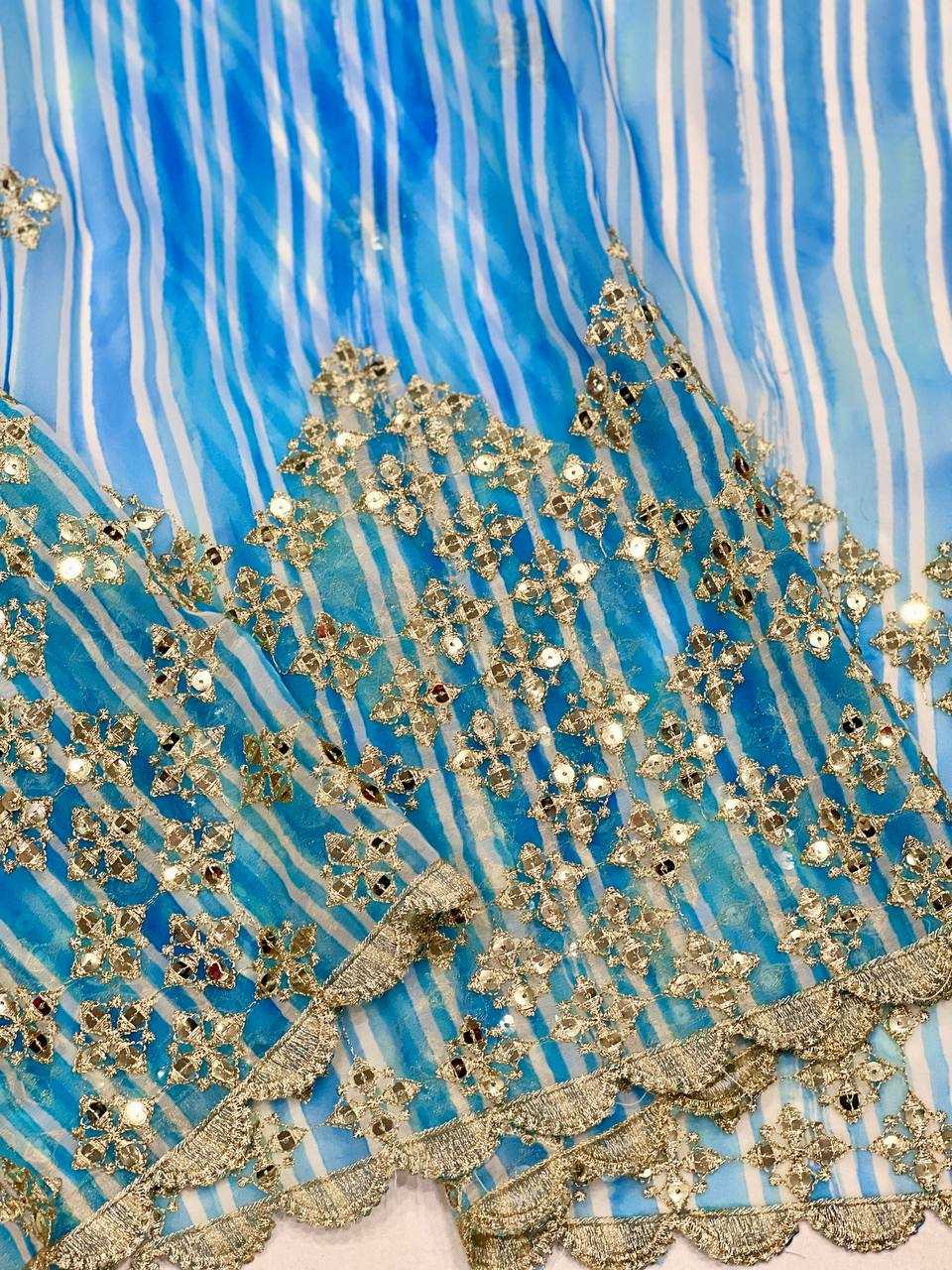Ynf Faux Georgette KESH556 316 Sarees Wholesale Printed Sarees Cutwork Saree Manufacturer
