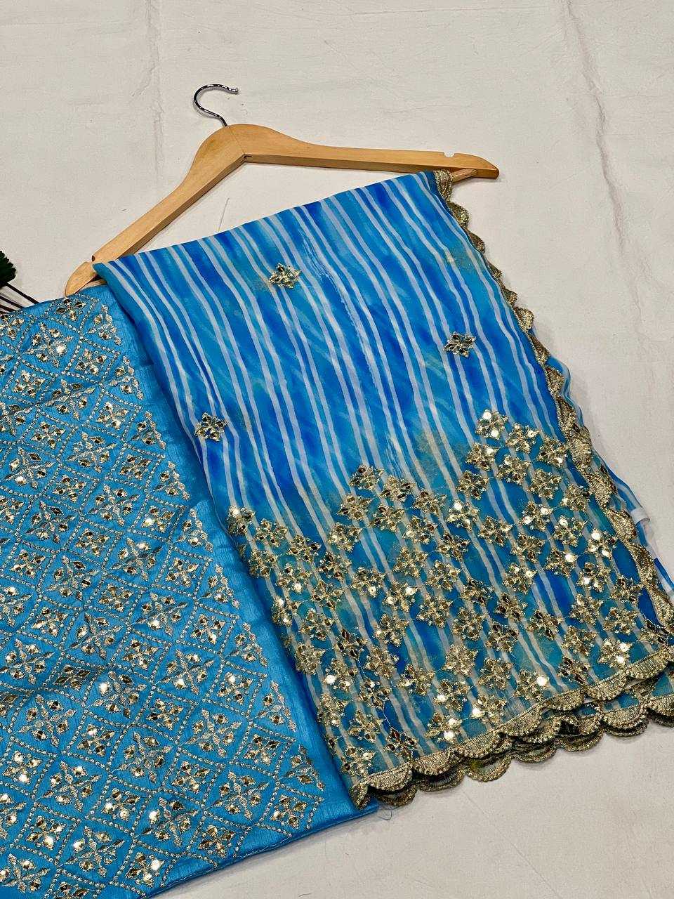 Ynf Faux Georgette KESH556 316 Sarees Wholesale Printed Sarees Cutwork Saree Manufacturer