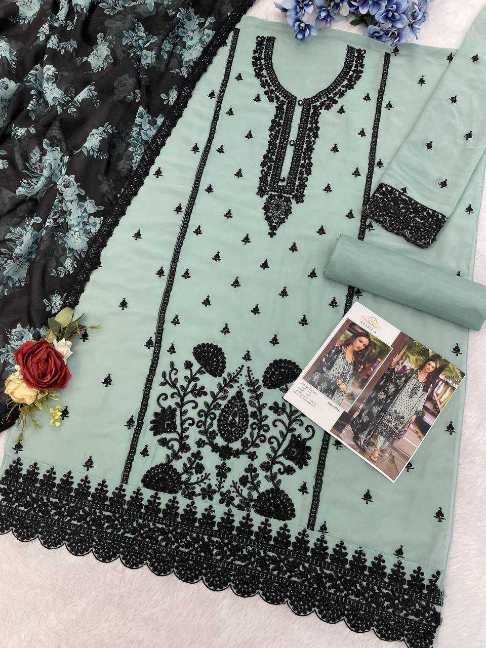 Ynf Faux Georgette RIN131 1179 Suits & Dresses Islamic Clothing Festive Collections Wholesale Pakistani Suits Georgette Suit Semi Stitched Suits Manufacturer