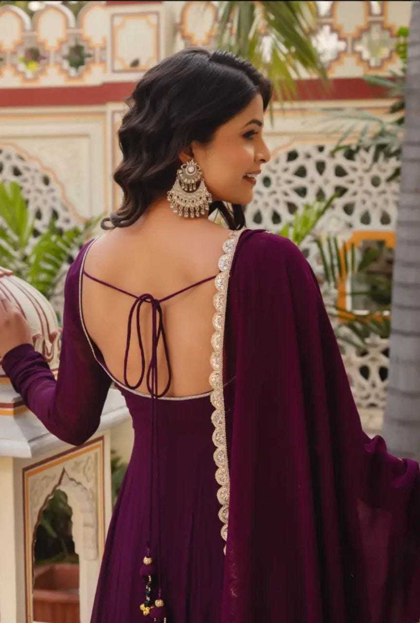 Ynf Faux Georgette RIN157 2969 Gowns Plus Size Collections Wholesale Party Gowns Georgette Gown Designer Gowns Manufacturer