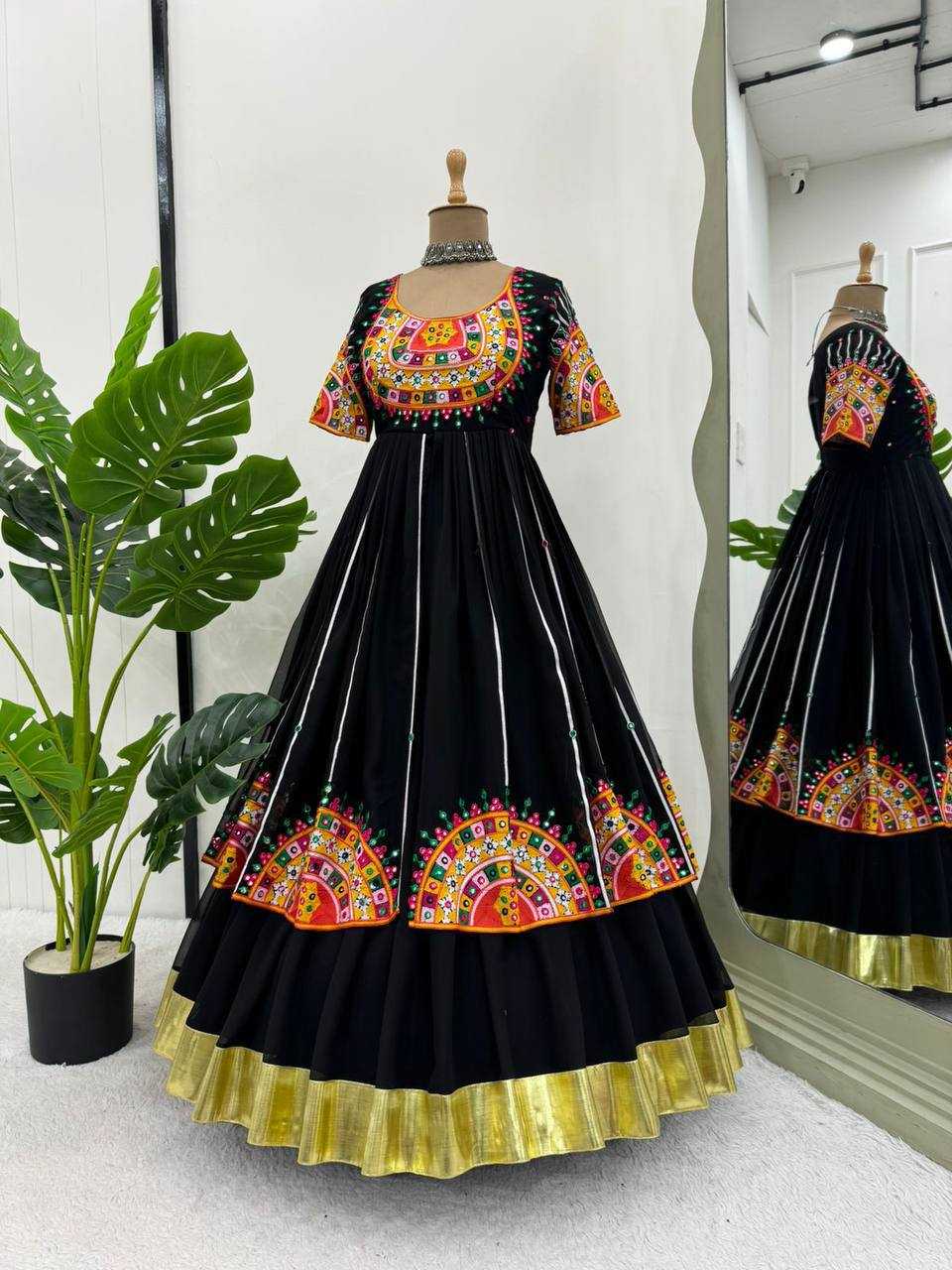 Ynf Faux Georgette RIN162 5737 Navratri special Lehengas Festive Collections Wholesale Fancy Lehenga Sequins Lehenga Navratri Chaniya Choli Manufacturer