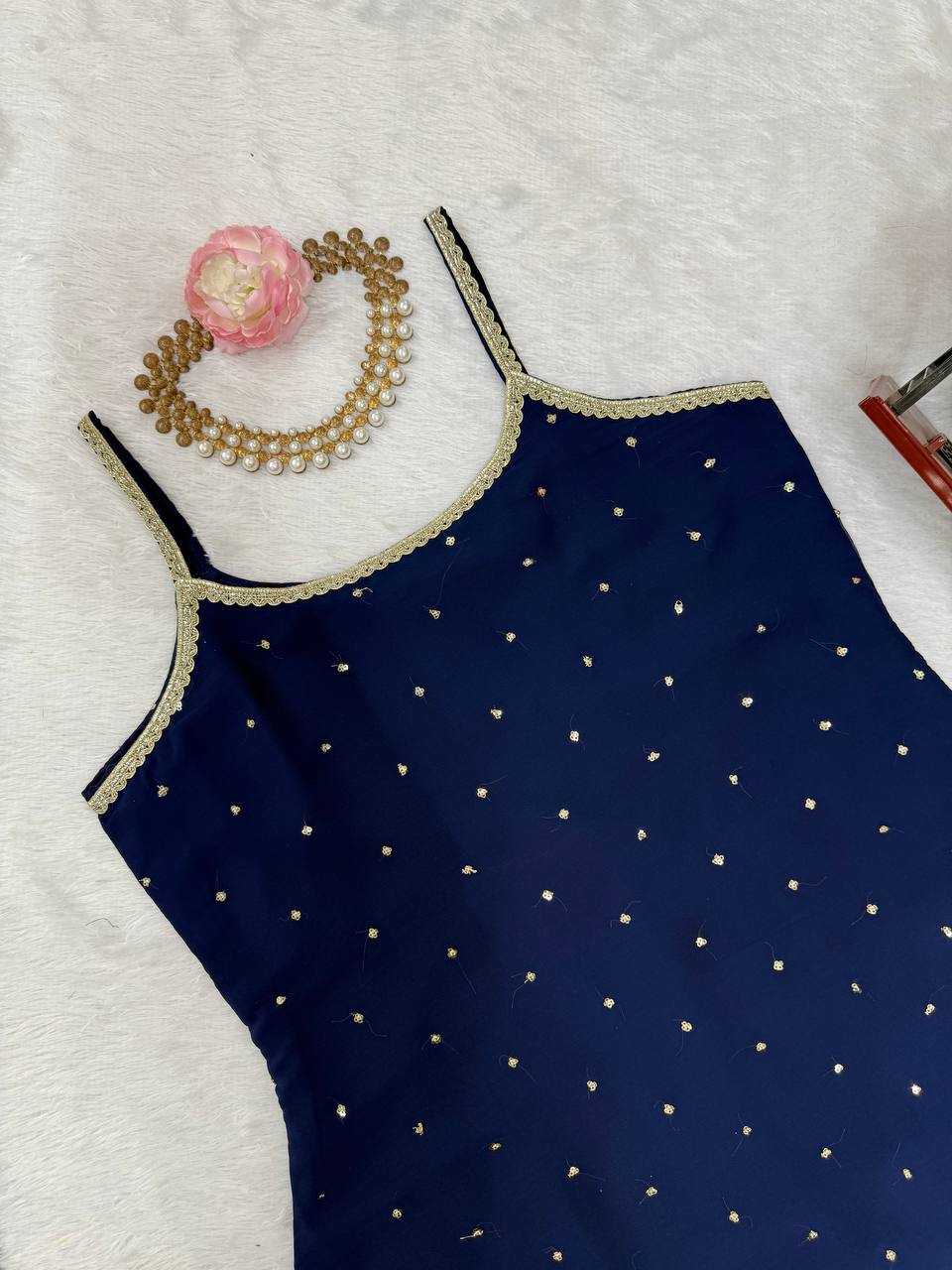 Ynf Faux Georgette RIN162 5898 Suits & Dresses Wedding Collections Festive Collections Wholesale Sharara Salwar Suits Georgette Suit Wedding Outfits Manufacturer