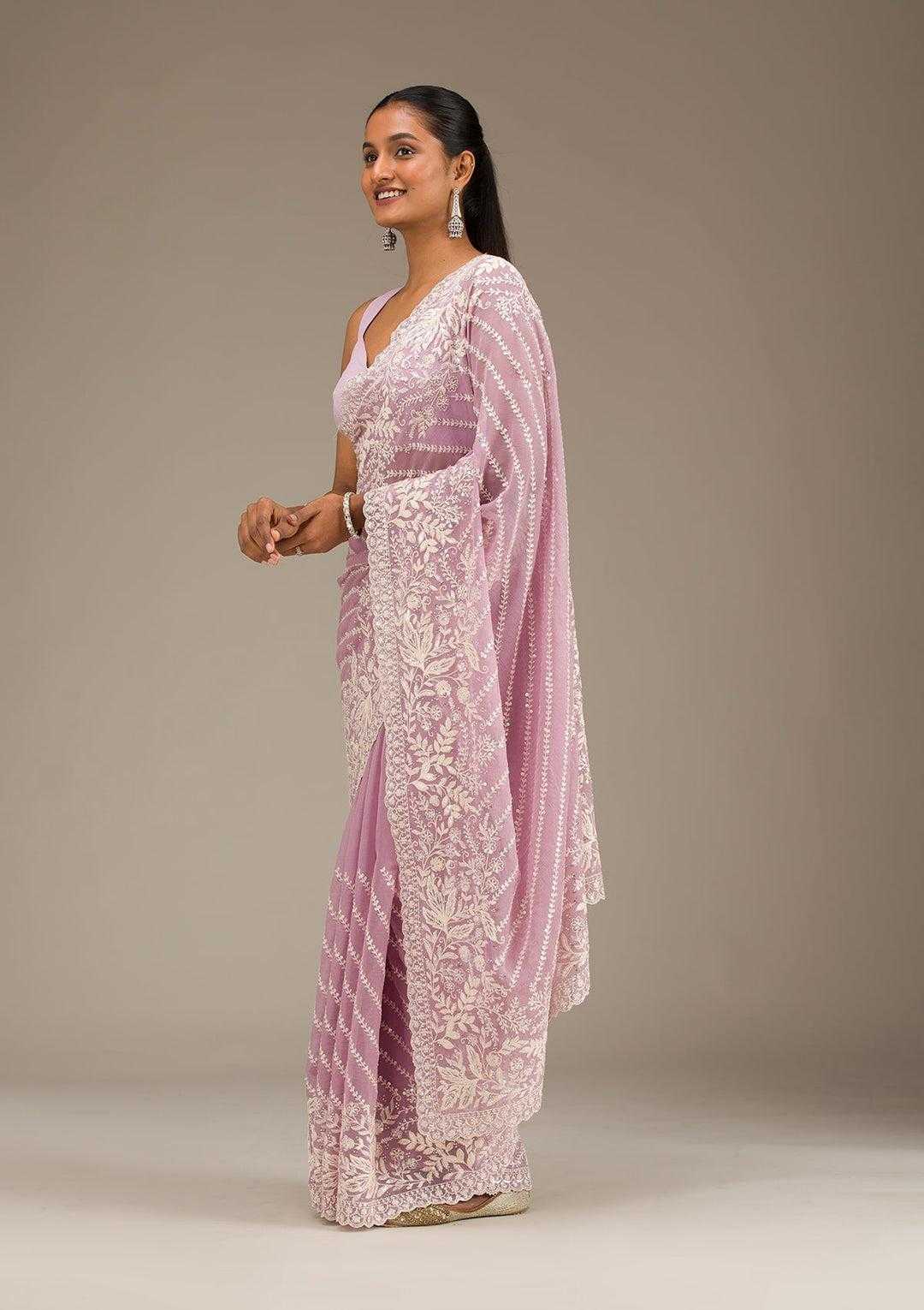 Ynf Faux Georgette RIN164 No Compromise Sarees Wedding Collections Wholesale Designer Sarees Georgette Sarees Pink Sarees Manufacturer