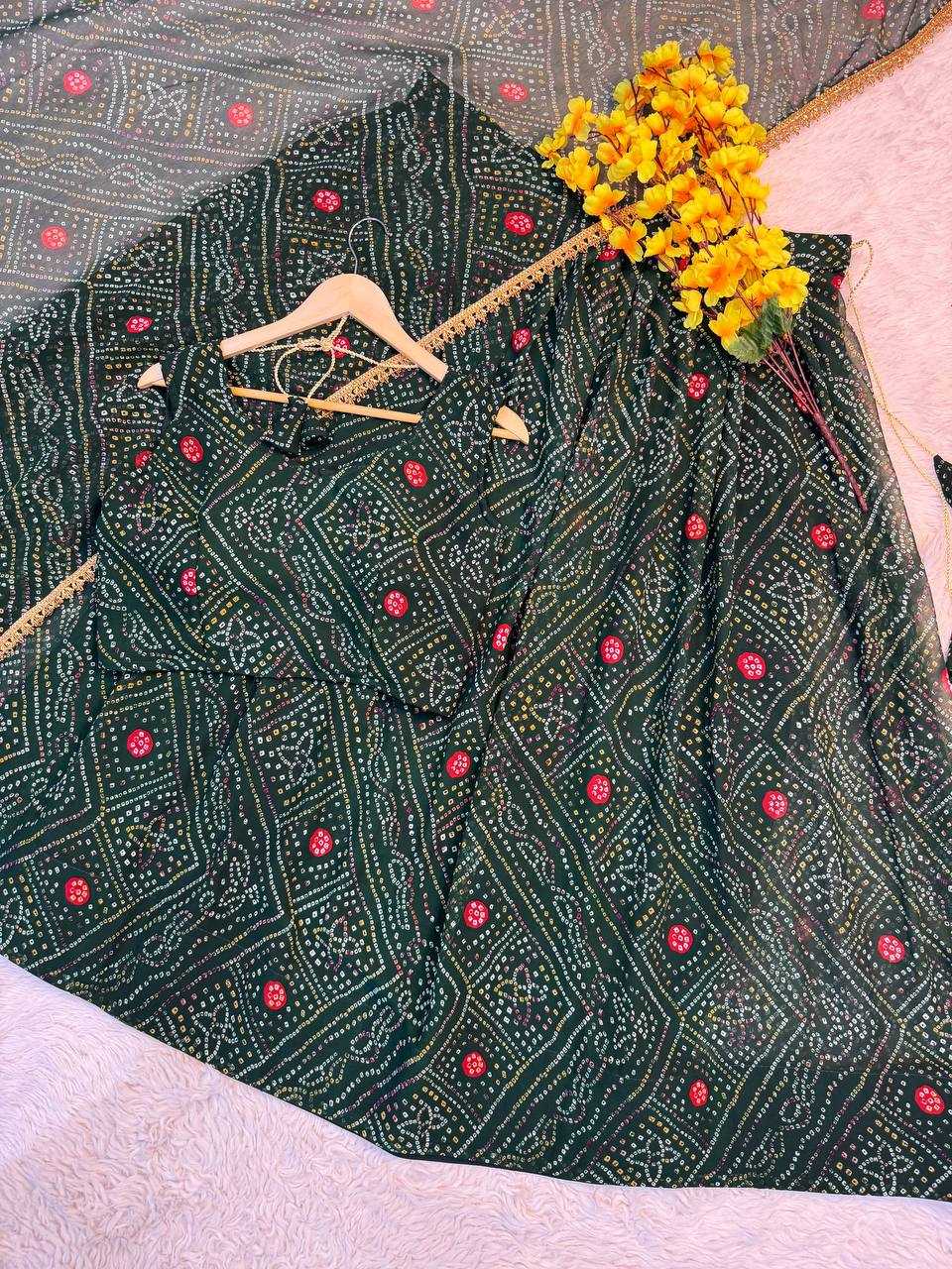Ynf Faux Georgette RIN189 1194 Lehengas Festive Collections Wholesale Fancy Lehenga Printed Lehenga Embroidered Lehenga Manufacturer