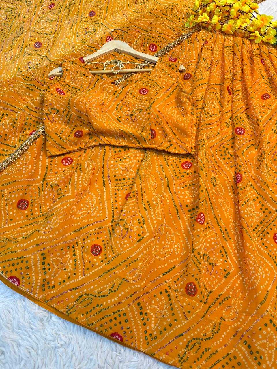 Ynf Faux Georgette RIN189 1194 Lehengas Festive Collections Wholesale Fancy Lehenga Printed Lehenga Embroidered Lehenga Manufacturer