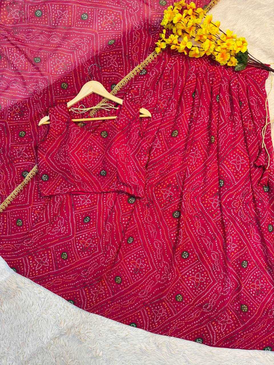 Ynf Faux Georgette RIN189 1194 Lehengas Festive Collections Wholesale Fancy Lehenga Printed Lehenga Embroidered Lehenga Manufacturer