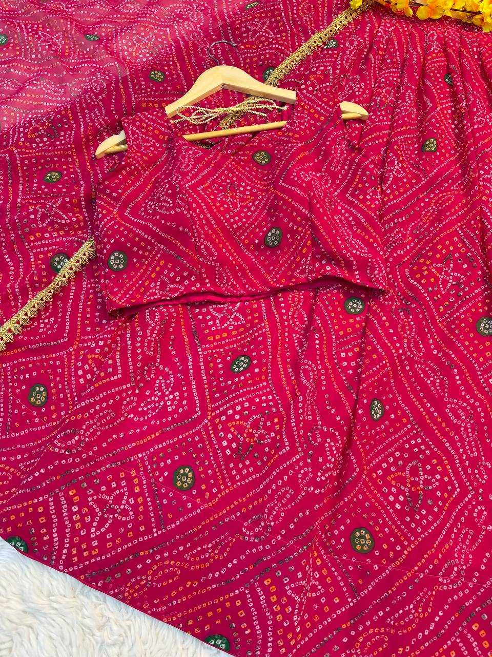 Ynf Faux Georgette RIN189 1194 Lehengas Festive Collections Wholesale Fancy Lehenga Printed Lehenga Embroidered Lehenga Manufacturer